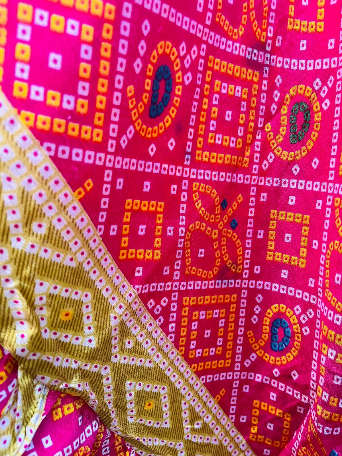 Upcycled Sari Silk Blouse