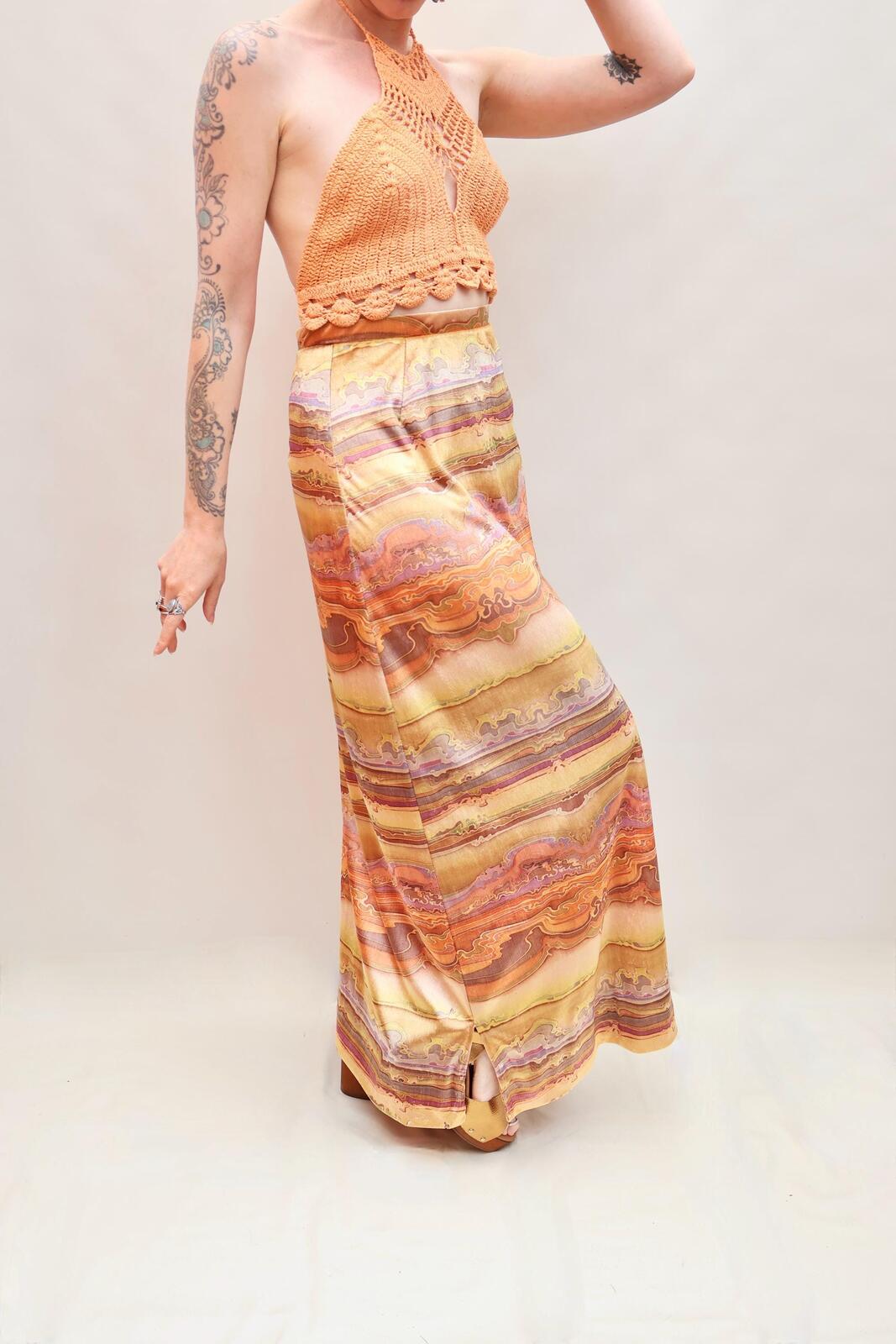 Vintage 70s Psychedelic Skirt