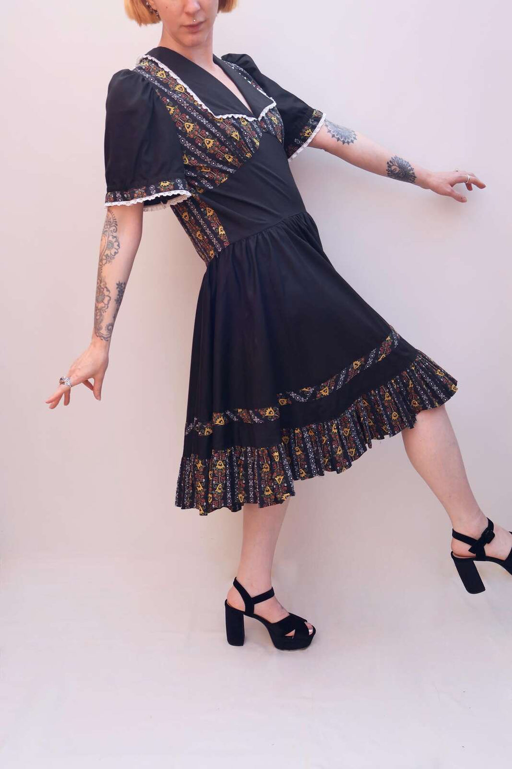 Vintage 70s Prairie Dress