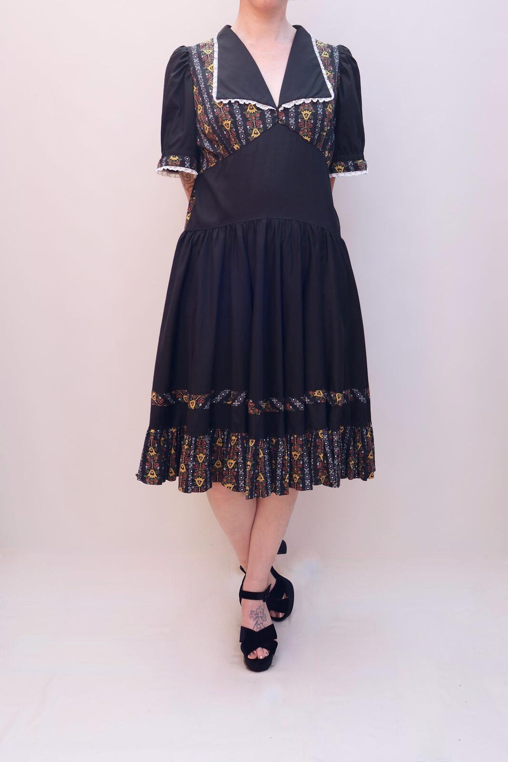 Vintage 70s Prairie Dress