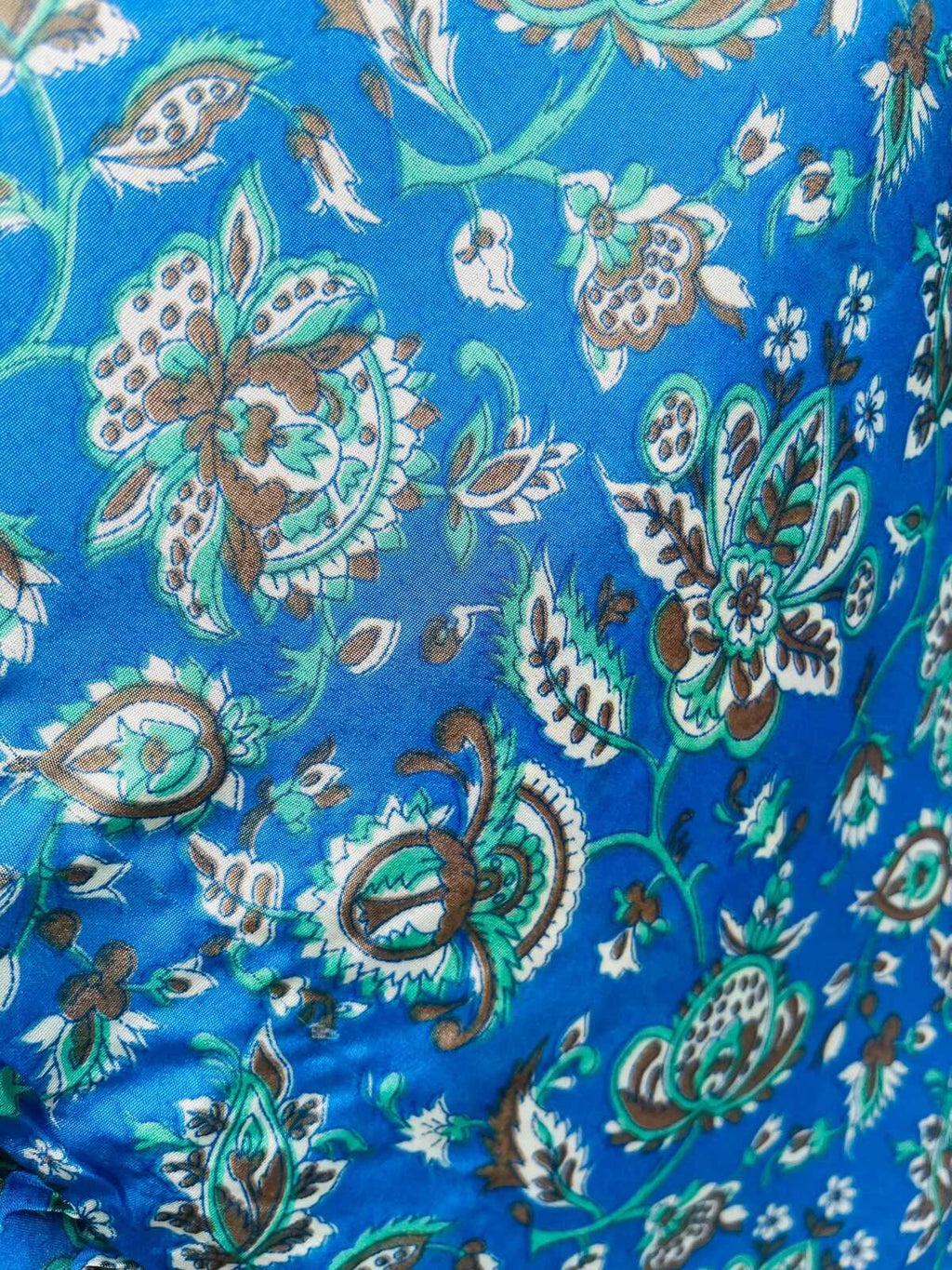 Upcycled Sari Silk Blouse