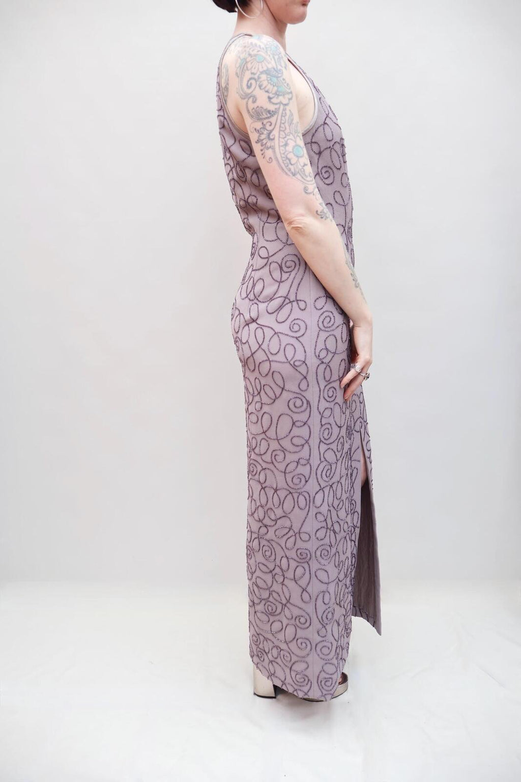 Vintage Beaded Cocktail Dress