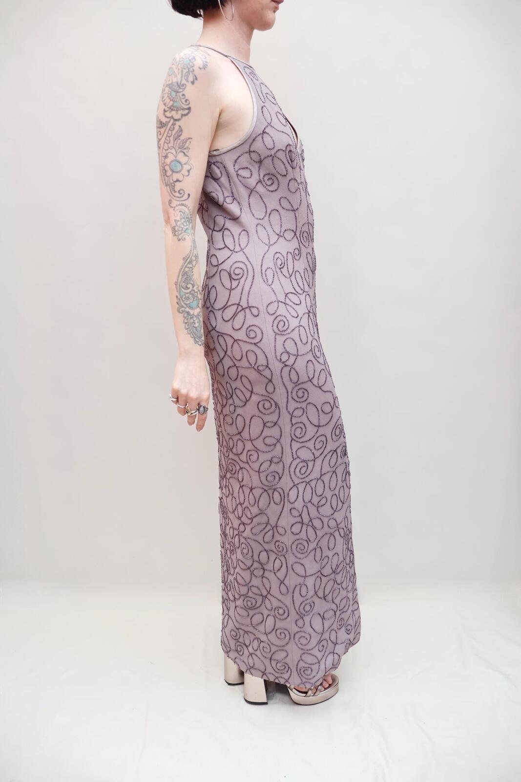 Vintage Beaded Cocktail Dress