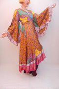 Upcycled Sari Wrap Dress