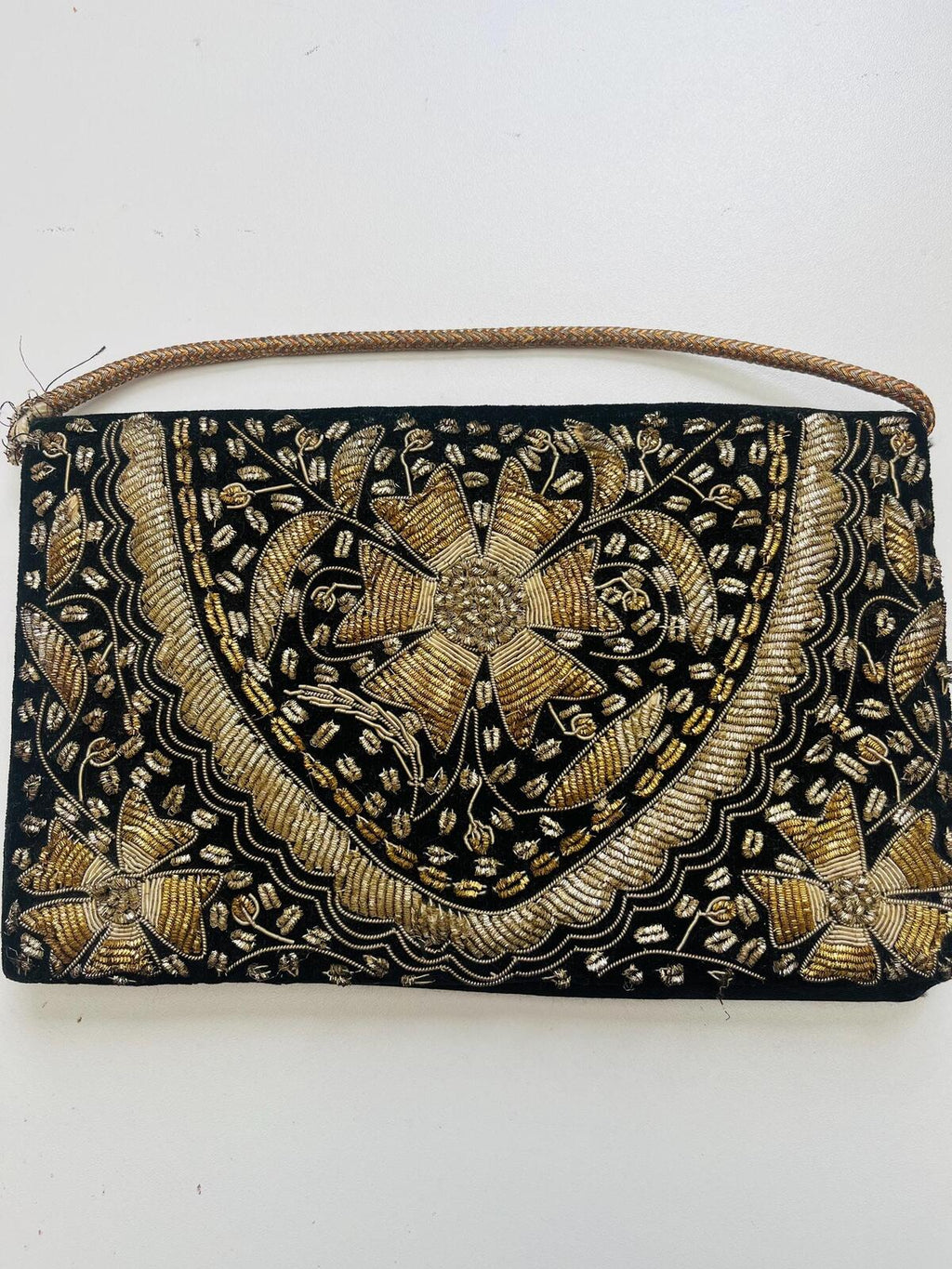 Vintage 70s Zardozi Clutch Bag
