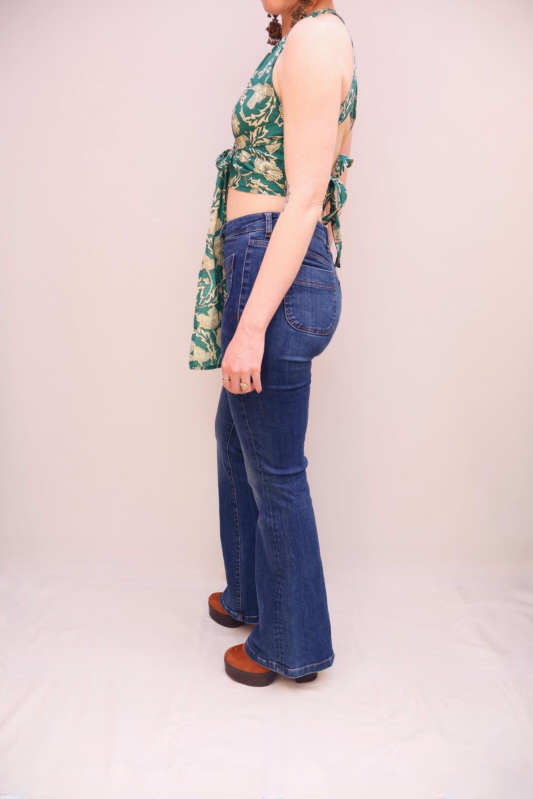 Block Printed Cotton Multiway Top