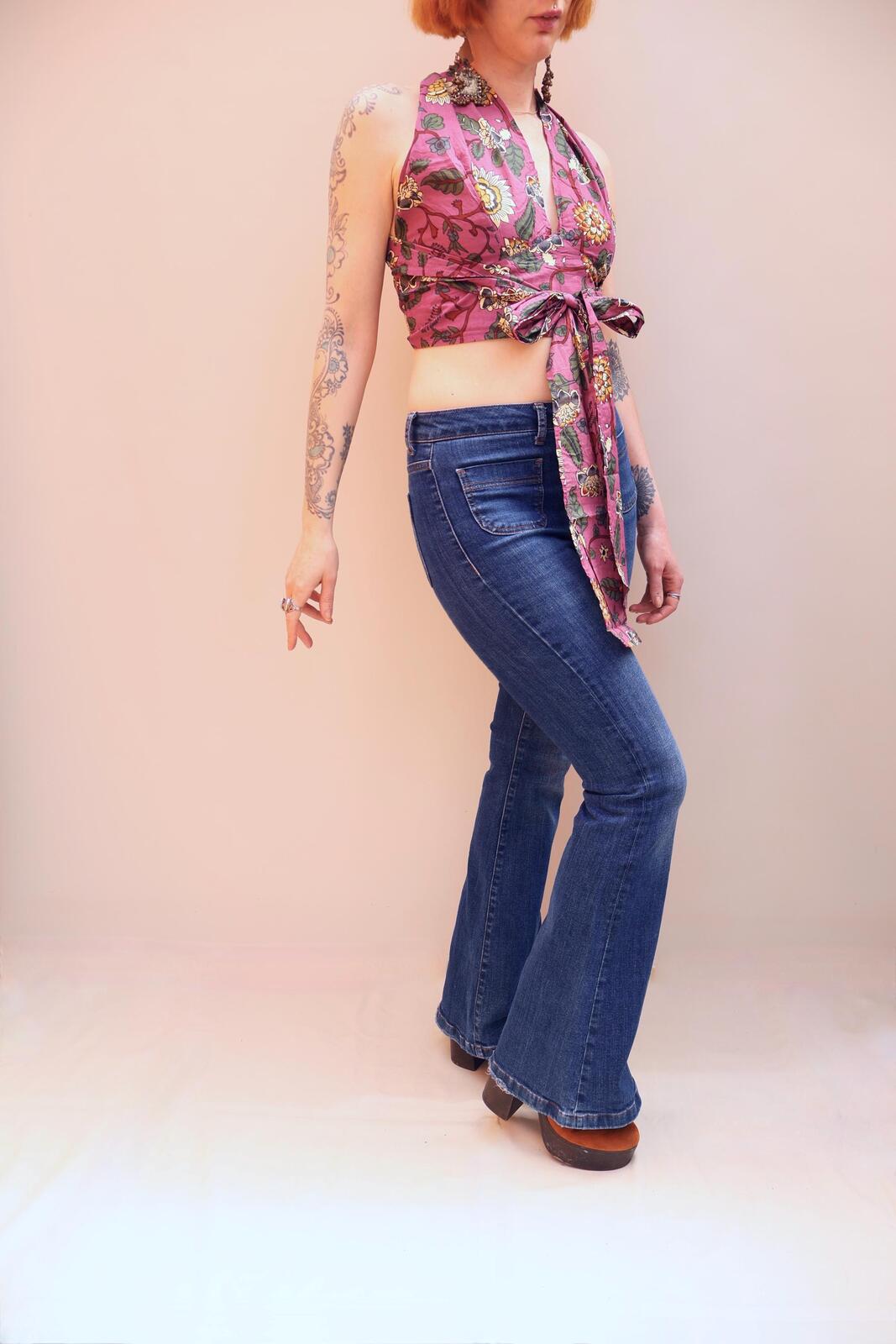 Block printed Cotton Multiway Top