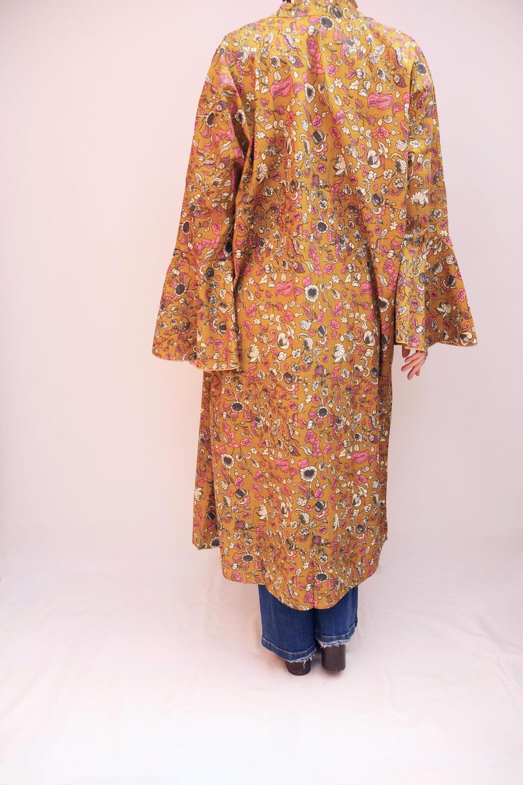Block Printed Cotton Kimono