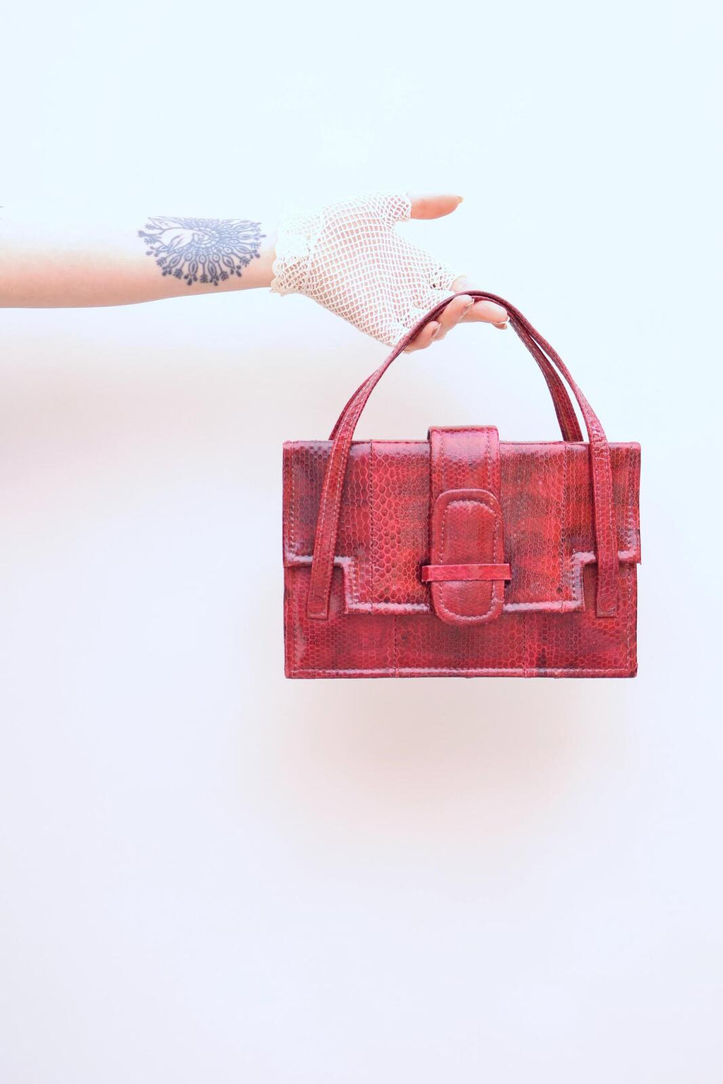 Vintage 60s Snakeskin Bag