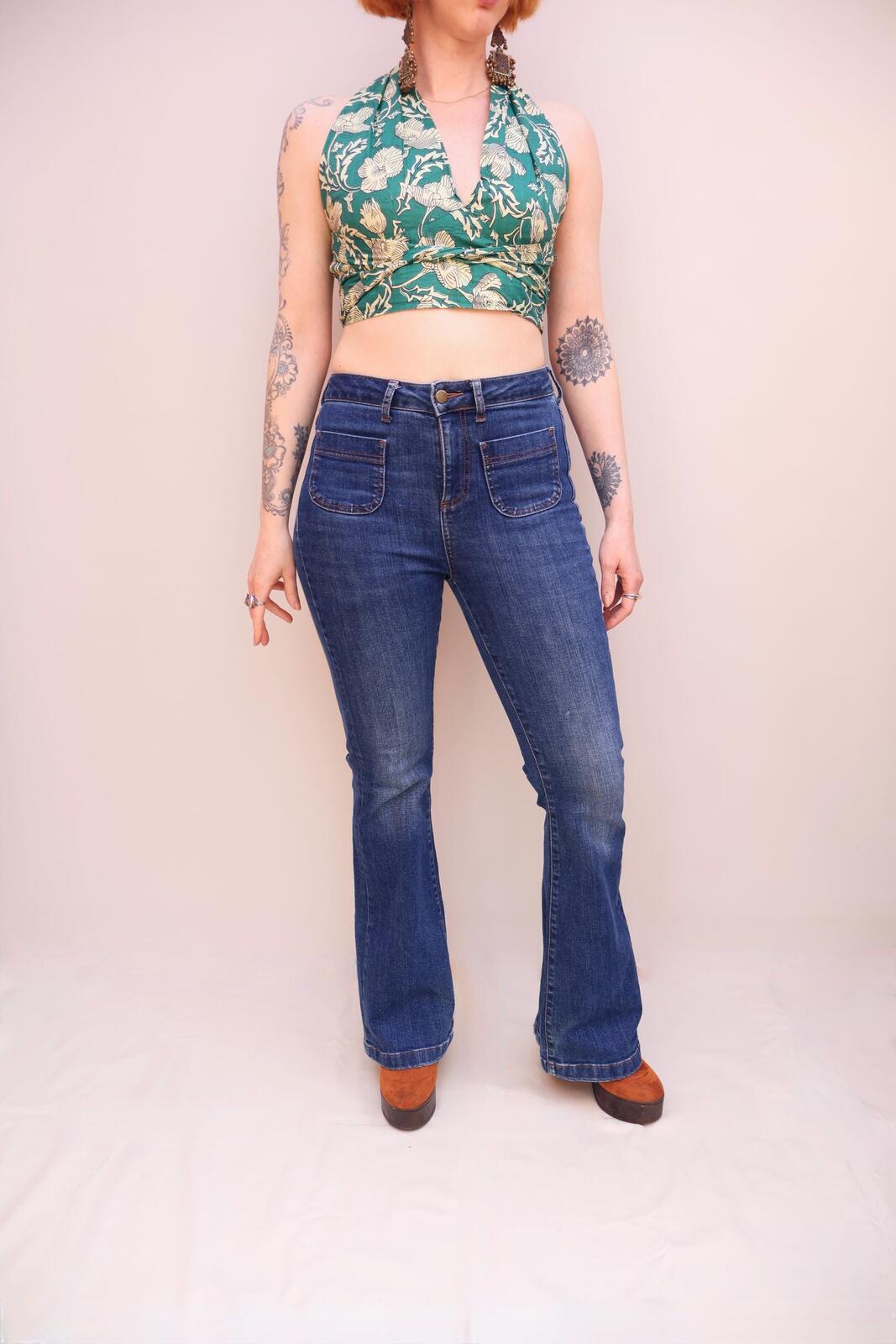 Block Printed Cotton Multiway Top