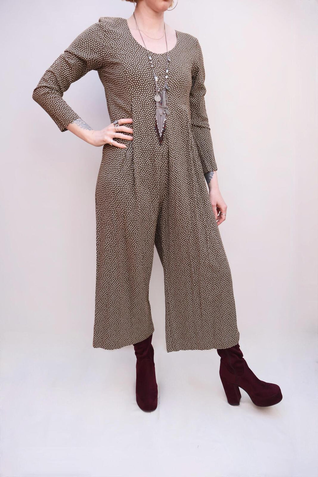 Vintage Polka Dot Jumpsuit