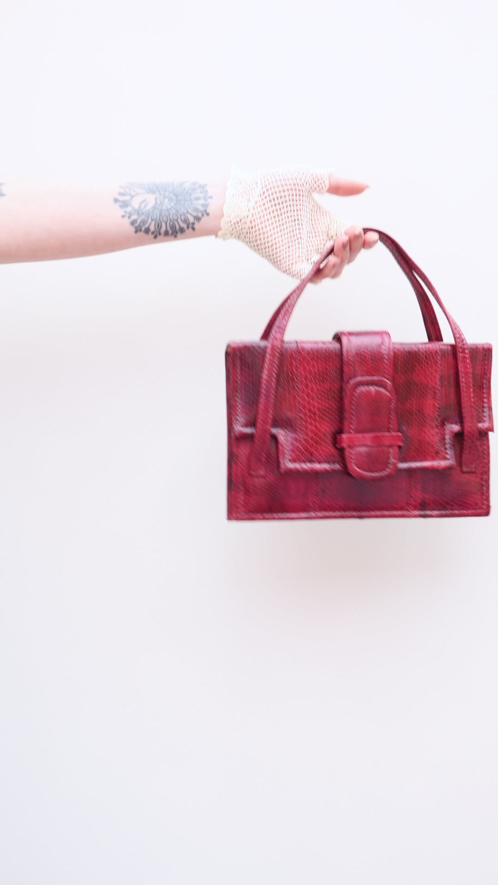 Vintage 60s Snakeskin Bag