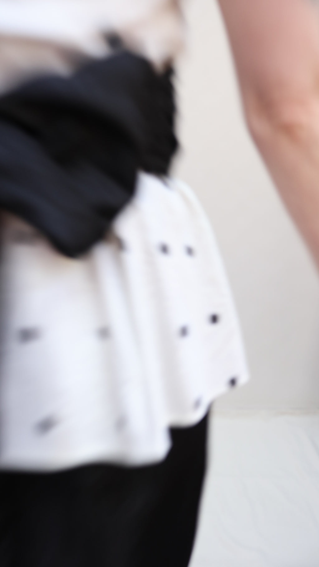 Vintage Polka Dot Peplum Dress