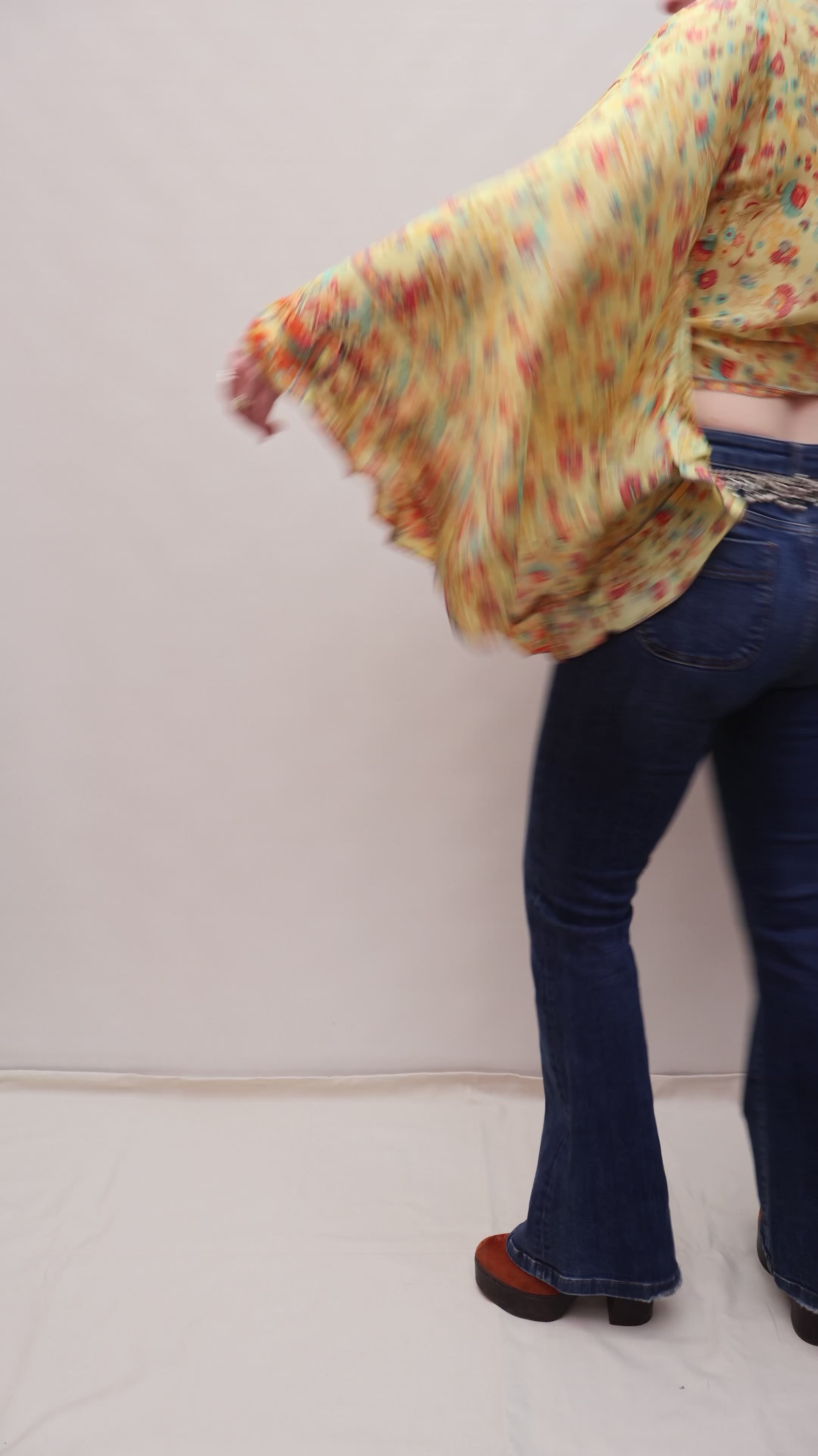 Upcycled Sari Silk Blouse
