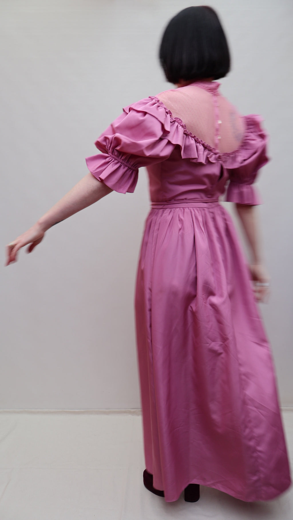Vintage Pink Bubblegum 70s Dress