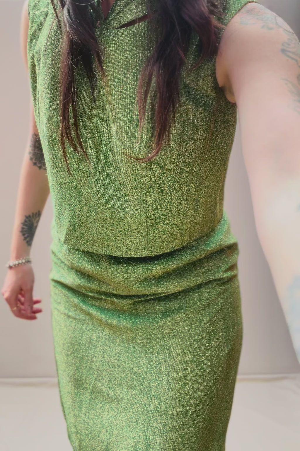 Vintage 60s Glitter Dress