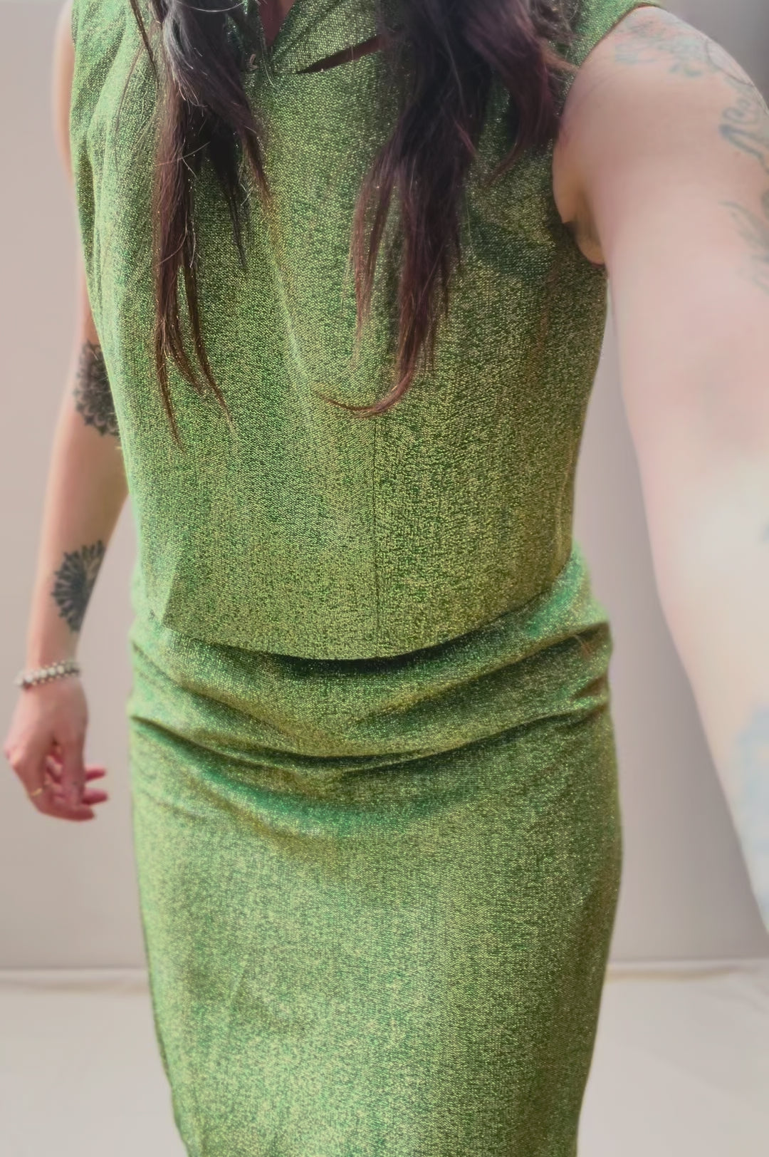 Vintage 60s Glitter Dress