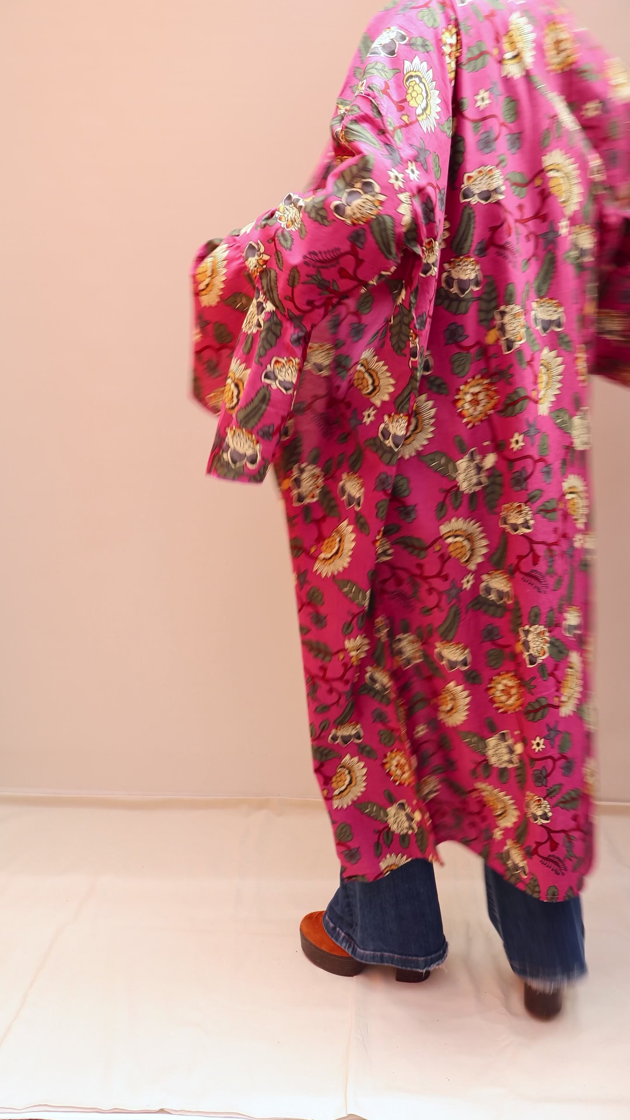 Block Printed Cotton Kimono